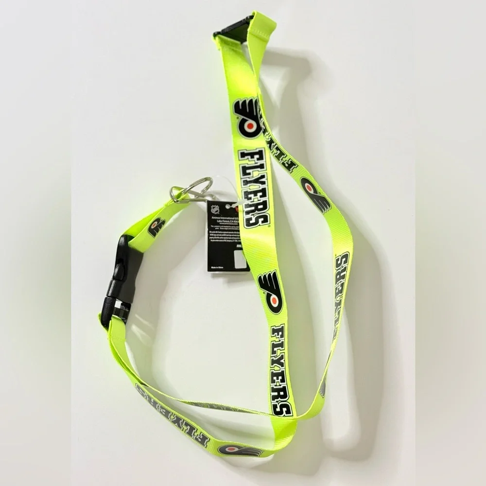 Philadelphia Flyers Neon Lime Lanyard – NWT
